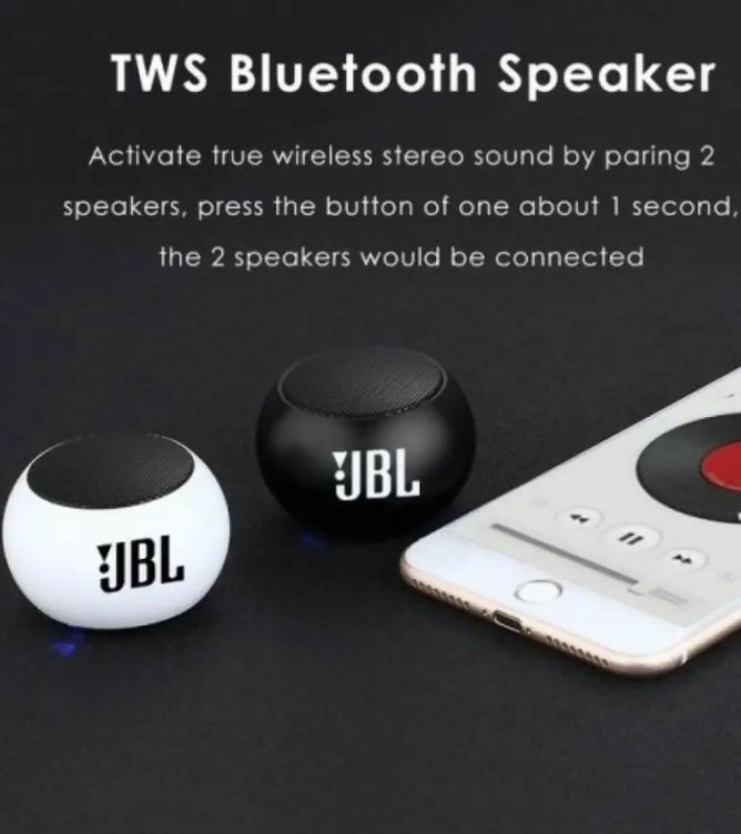 ORIGINAL" JBL M3 Mini Portable Bluetooth Speaker , SD Card SPEAKER Option TYPE C CHARGING Unleash the BEAST speaker of Sound!