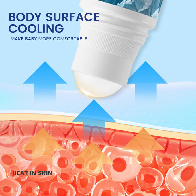 Sumifun Kids Cooling Gel Roll-On 50ml | Cooling Massage Gel for Kids | Gentle Botanical Formula | External Use Roll-On