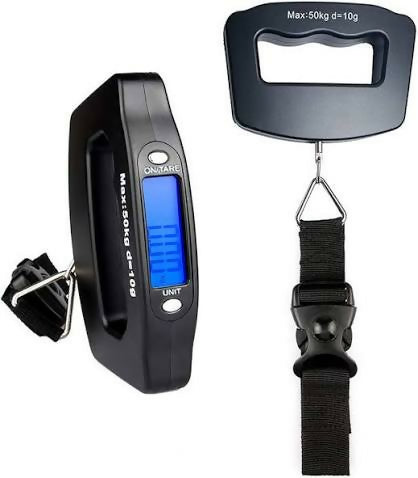 Digital Luggage Weighing Scales for Suitcase with Temperature Reading 50 Kg Capacity