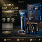 Kemei KM-6330 3 in 1 Professional Grooming Kit For Men