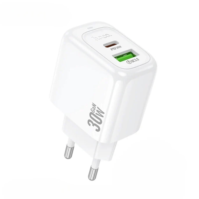 HOCO CS55A 30W Dual Port Fast Wall Charger PD Type C QC3.0