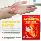 Sumifun Arthritis Patch 8 Pieces | Chinese Herbal Plaster | Joint & Body Care Patch | External Use
