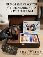 GUS O4 Smart Watch with Free Aura Watch Combo