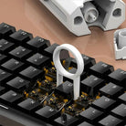 8In1 Computer Keyboard Cleaner Brush Kit Earphone Cleaning Pen for Headset Phone Cleaning Tools Black