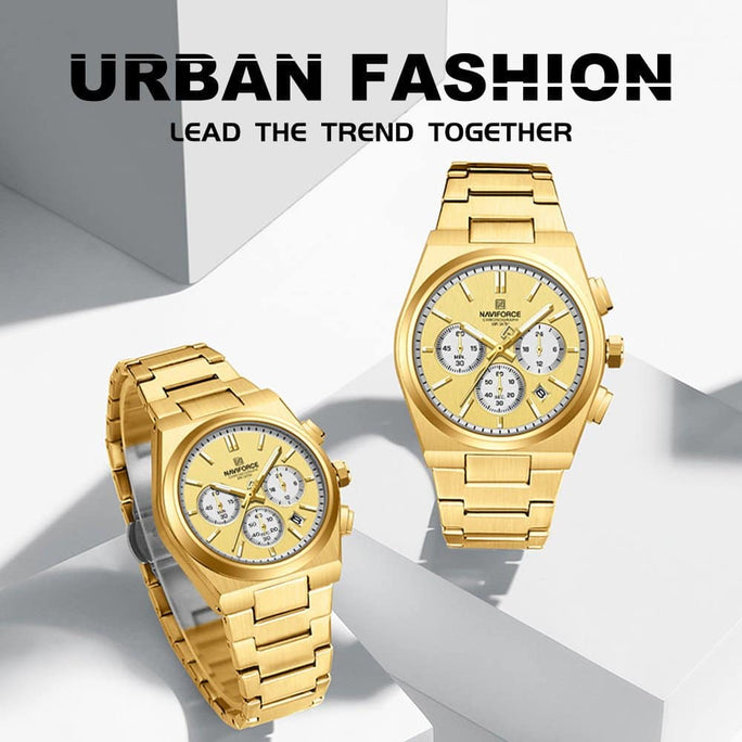 Naviforce NF8048 Bond Chrono For Couples with Official Warranty