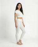 Sajiero Activewear Set - Zen Fit - White