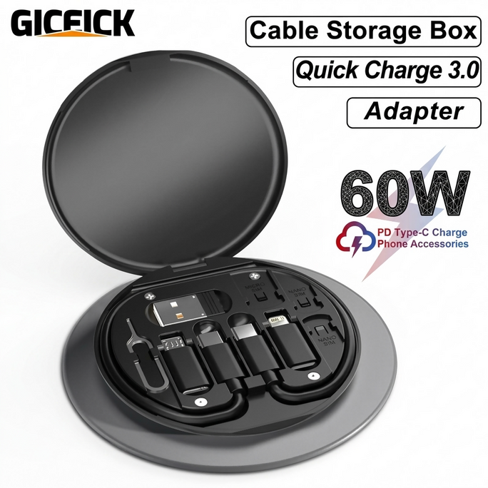7-in-1 USB-C Multi Adapter Kit with Phone Holder