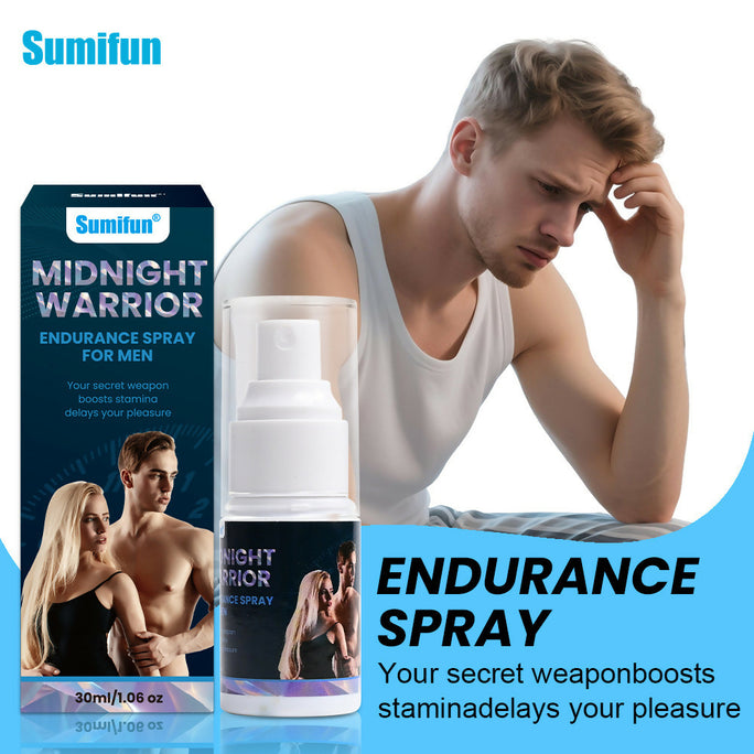 Sumifun Midnight Warrior Men's Personal Care Spray 30ml | Botanical Personal Care Formula | Easy Pump Spray | External Use