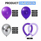 Balloon Garland with Tassel Fringe Decoration Set