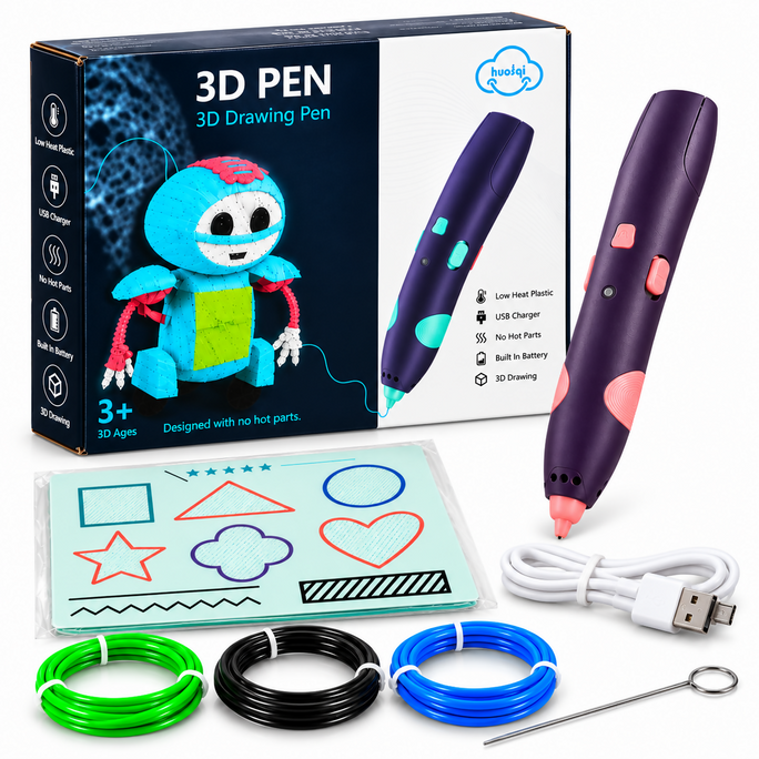 3D Drawing Pen for Kids –Pen with Filament