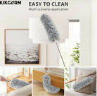 9-Foot Extendable Microfiber Ceiling Fan Duster with Long Telescopic Pole