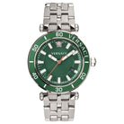Versace VEZ300421 Men’s Quartz Swiss Made Silver Stainless Steel Green Dial 43mm