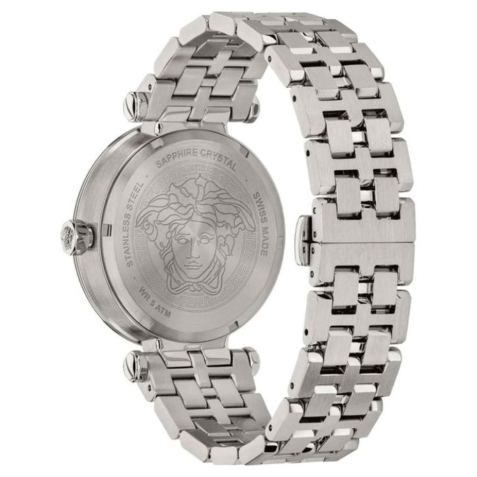 Versace VEZ300421 Men’s Quartz Swiss Made Silver Stainless Steel Green Dial 43mm