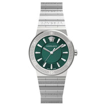 Versace VEVH00920 Women’s Quartz Swiss Made Silver Stainless Steel Green Dial 38mm