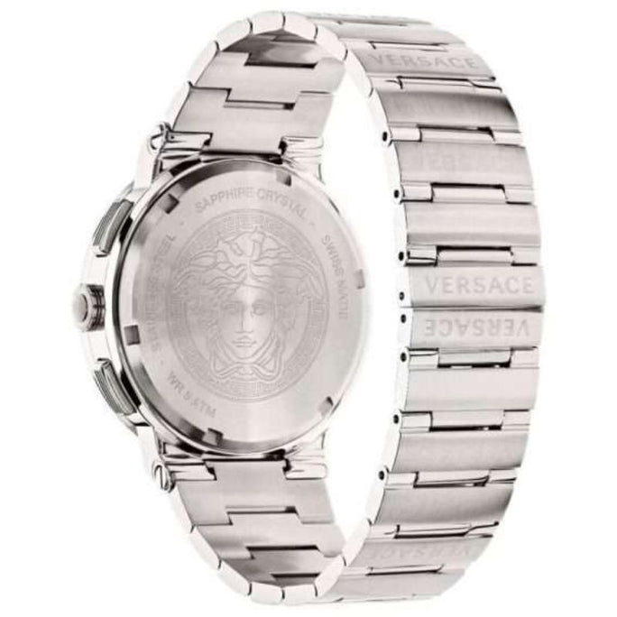 Versace VEZ900121 Men’s Quartz Swiss Made Silver Stainless Steel Green Dial 43mm