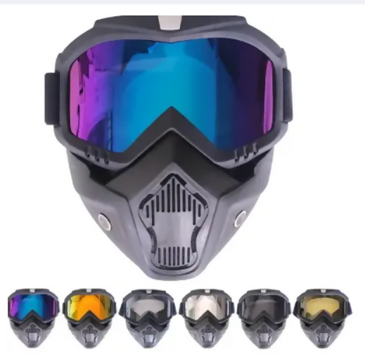Bike Mask Motorcycle Dustproof Motocross Glasses Adjustable Motorcycle Goggles Breathable Full Face Protective Dirt Bike Motorbike Dirt Bike Off-road
