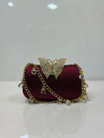 Luxury Shimmer Party Clutch Bag for Women - Elegant Evening & Wedding Purse