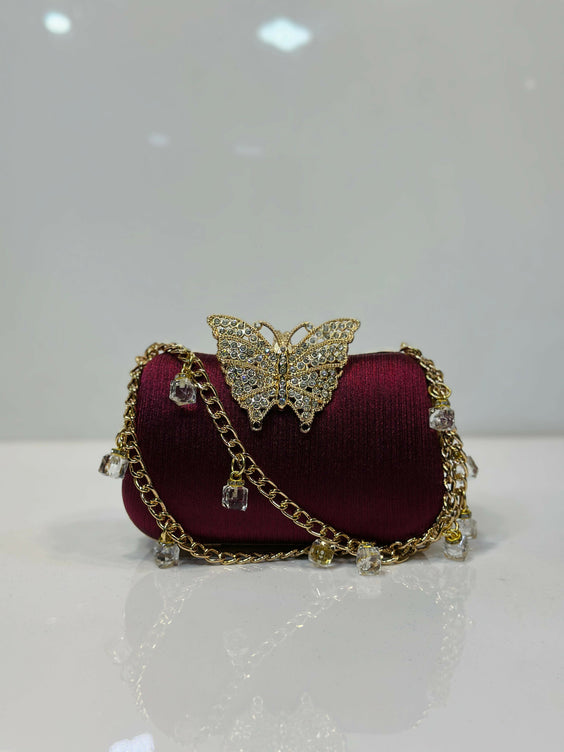 Luxury Shimmer Party Clutch Bag for Women - Elegant Evening & Wedding Purse