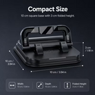 2-In-1 Multifunctional Car Mobile Phone Holder, Parking Number Plate And Phone Holder, Foldable Bracket, Car Interior Accessories Car Gadgets