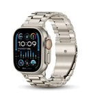 Ultra 3 Smartwatch 7-in-1 Set: Durable Stainless Steel Design, HD Display, Fitness Tracking & 7 Interchangeable Belts and chain walie