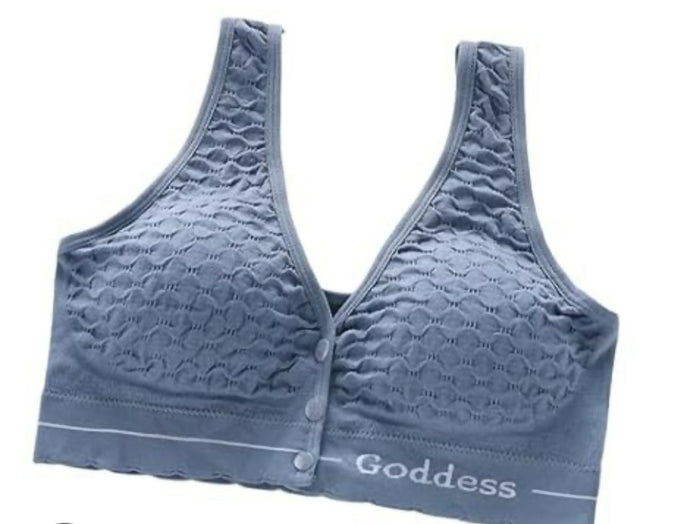 Bra for Women & Girls | Ladies Front Button Seamless Sports Bra | Soft Padded Wireless Bralette | Stretchable Comfortable Everyday Bra | Women's Innerwear