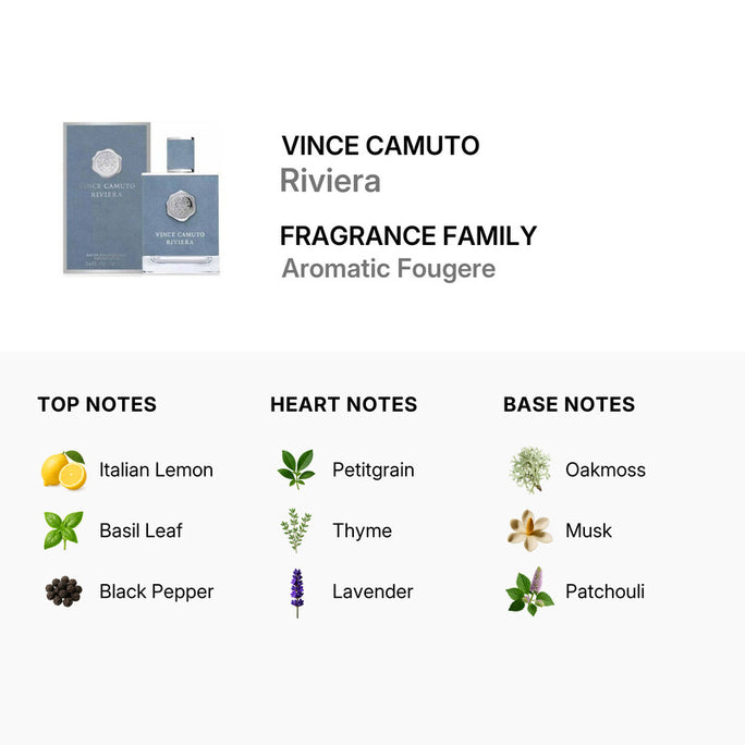 Vince Camuto Riviera Eau De Toilette for Men 100ml (608940584750)
