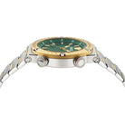 Versace VE8G00524 Men’s Quartz Swiss Made Two-tone Stainless Steel Green Dial 43mm