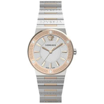 Versace VEVH01020 Women’s Quartz Swiss Made Two Tone Stainless Steel White Dial 38mm