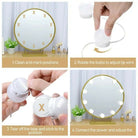Vanity Mirror Light LED Bulbs For Makeup Mirror Stand (10 Bulbs)