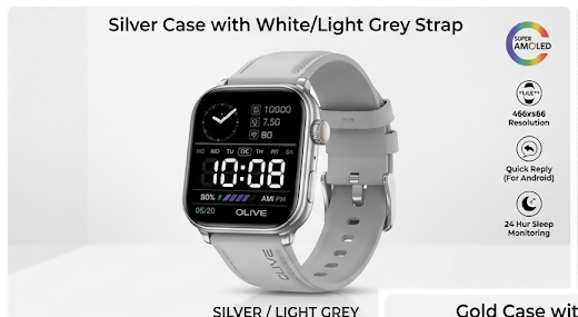 Olive O-7010 Vector Air Super Amoled Smart Watch