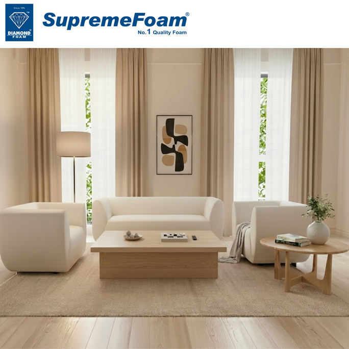 Diamond Supreme Foam Style Lounge Sofa Set | Diamond Foam Official Store