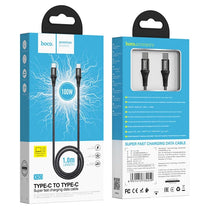 HOCO X50 Exquisito 100W Type-C to Type-C Fast Charging Cable 1M