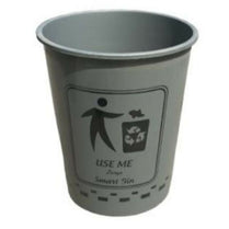 Prince Ware Smart Dust Bin Large Silver Without Lid