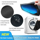 Egg Sitter Comfortable Orthopedic Chair Seat Gel Seat Cushion Double Thick Egg Gel Cushion For Pressure Pain Relief Breathable Cushion Chair Pads For Car Seat Office Chair For Pressure Relief