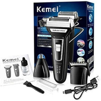 Kemei KM-5558 3-in-1 Rechargeable Grooming Kit for Men