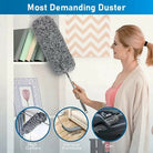 9-Foot Extendable Microfiber Ceiling Fan Duster with Long Telescopic Pole