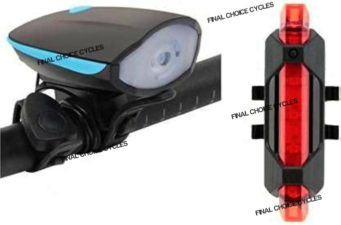FRONT & TAIL LIGHT BICYCLE SPEICIAL BICYC FRONT LIGHT