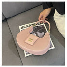 Elegant Moon Style Crescent Crossbody Bag for Women - Compact Leather Shoulder Handbag with Adjustable Long Strap