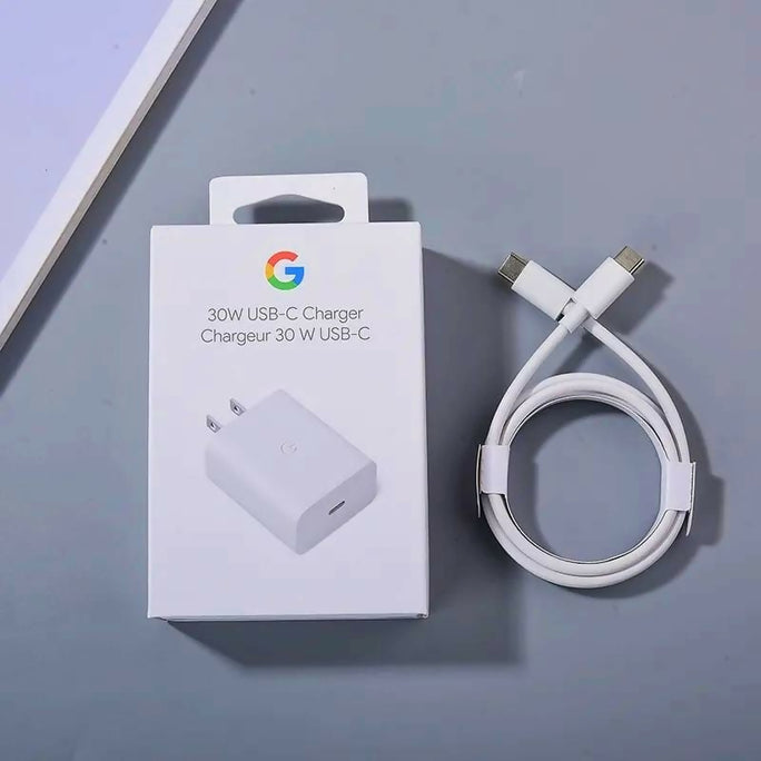 Google Pixel 30W USB-C Fast Charger with Cable (Model G9BR1)